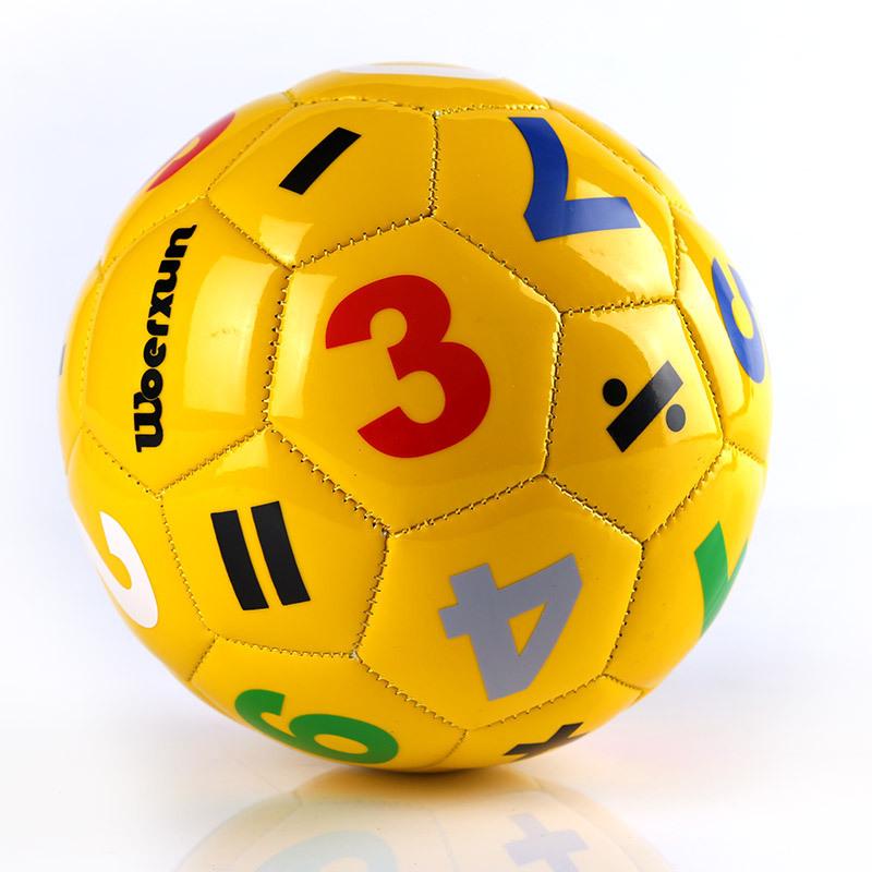 Digital English Letters Toy Football for Kids - Handheld Size 2
