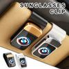 Universal Car Sun Visor Sunglasses Holder Storage Glasses Clip For BMW X1 X3 E39 E46 E30 E36 E87 E60 E90 F26 G02 E70 F15 E53 G05 IK5