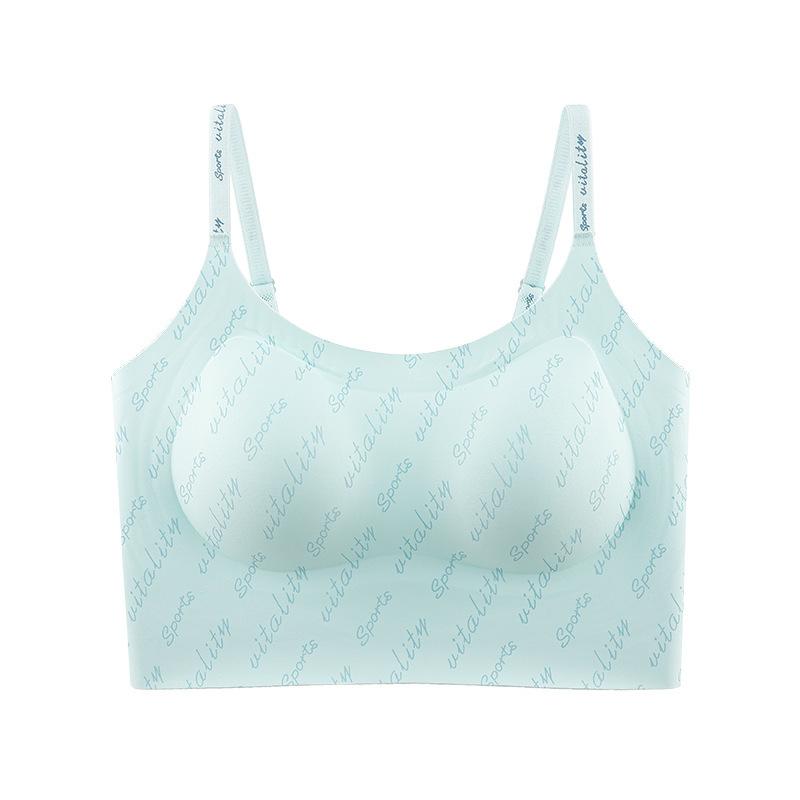 Alphabet vest seamless women's comfortable gathering breast anti-sagging bra