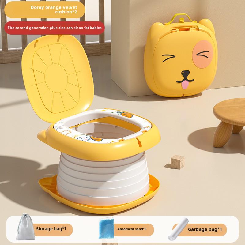 

Портативный детский дорожный туалет: Складной горшок для кемпинга и чрезвычайных ситуаций