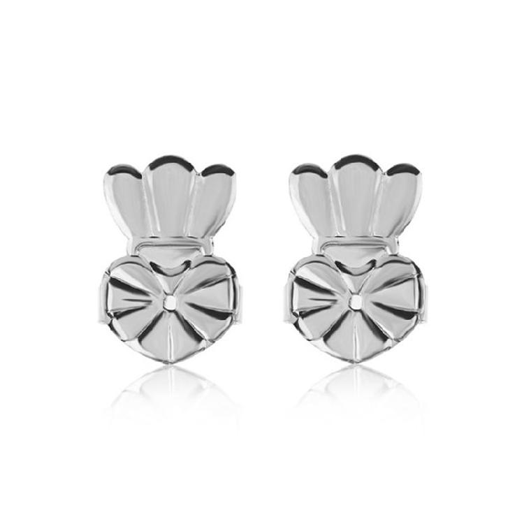 Hypoallergenic Safety Locking for Butterfly Ear Ring Stoppers Replacement Ear Lo