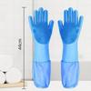 Pet Grooming Cleaning Gloves Dog Cat Bathing Shampoo Glove Pet Extended Anti Bite Soft Silicone Glove Hair Removal Glove
