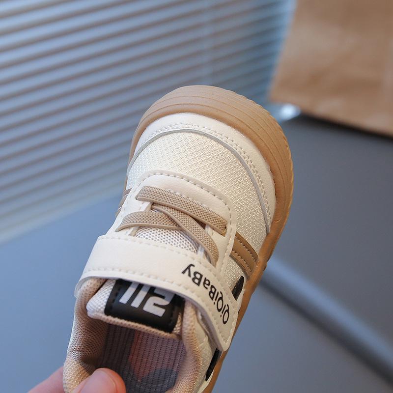 2025 Breathable Mesh Baby Walker Shoes, Soft Sole Cartoon Design for Boys & Girls