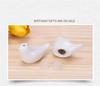 Keramik-Vogel - Geformtes Gewürzflaschen-Geschenkset in Exquisiter Geschenkbox Kreative Hochzeitsgeschenke Kaffeefarbene Schleife Ideale Souvenirs