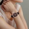 Casio SHEEN Quartz Movement Leather Strap Japanese and Korean Watch Women's Watch Brown Dial SHE-3058PGL-5A