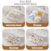4/6Grid Portable Water Ripple MedicineBox Medicine Packaging Box Travel Carrying Mini Sealed Plastic Travel Medication Organizer
