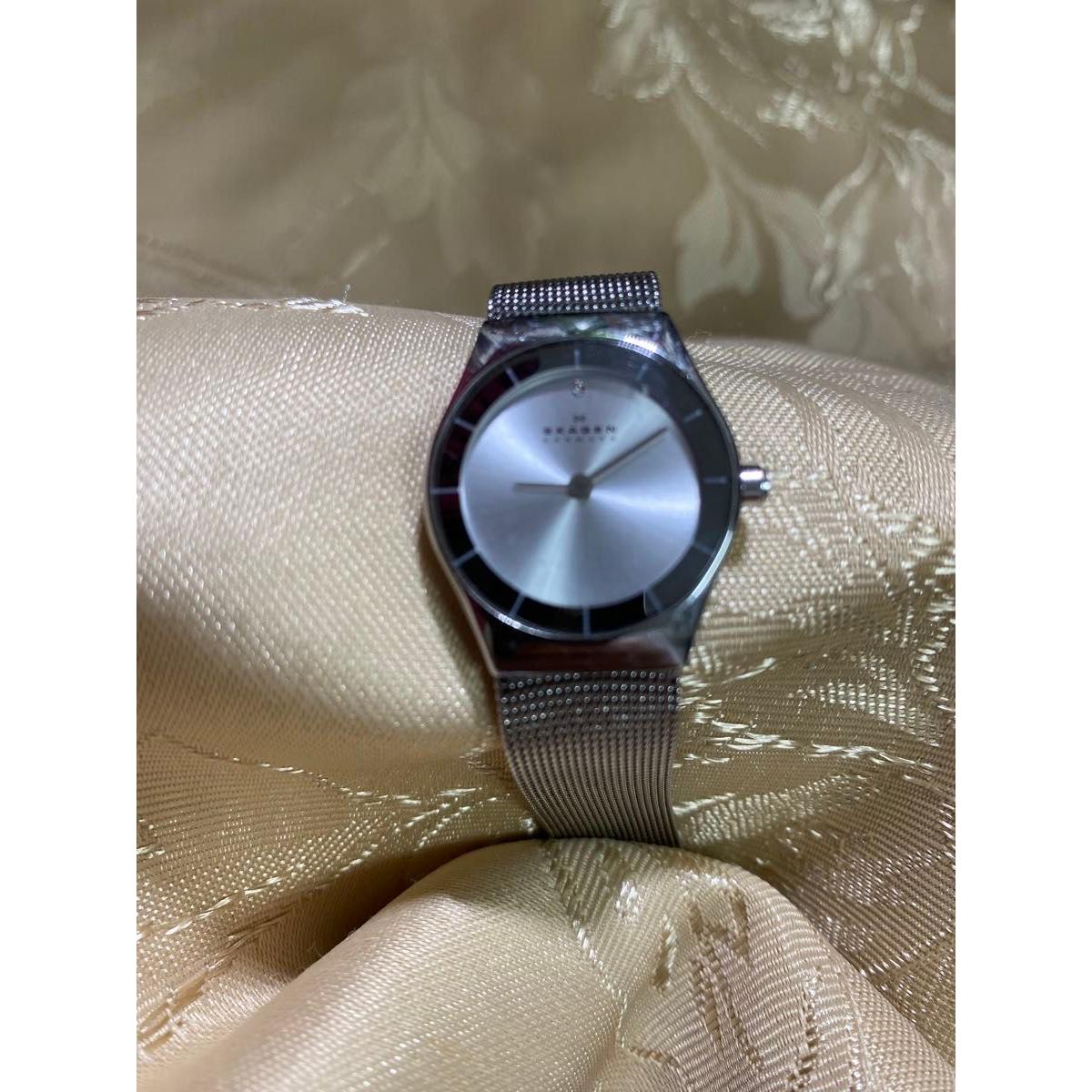 Used SKAGEN Women s Watch Silver Mesh Belt