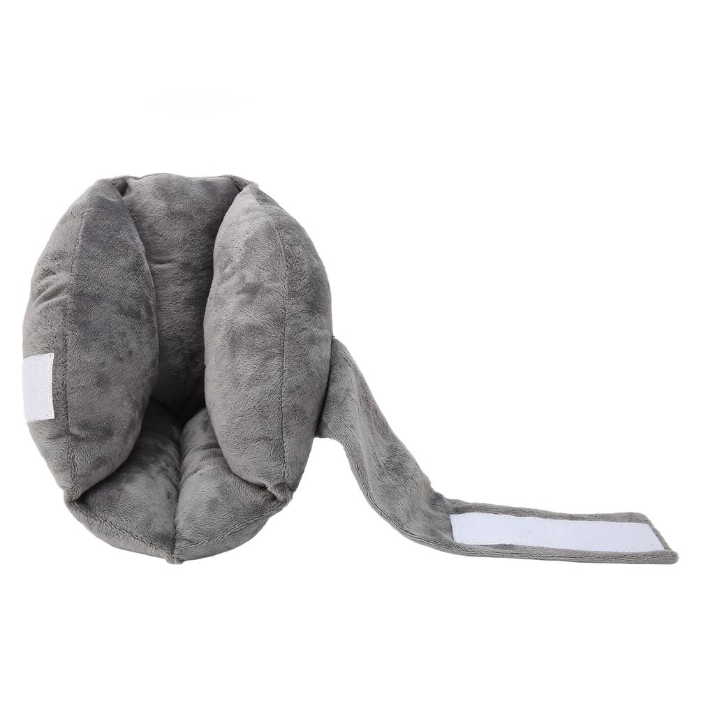 Heel Cushion Protector Pillow Keep Warm Relieve Stress Pain Adjustable Elastic Belt Heel Protector Cushion