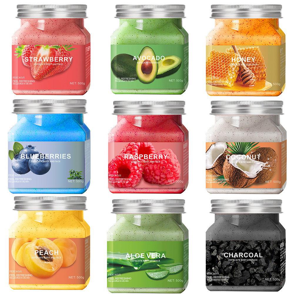 Sea Salt Exfoliating Scrub for Face & Body - Moisturizes & Whitens