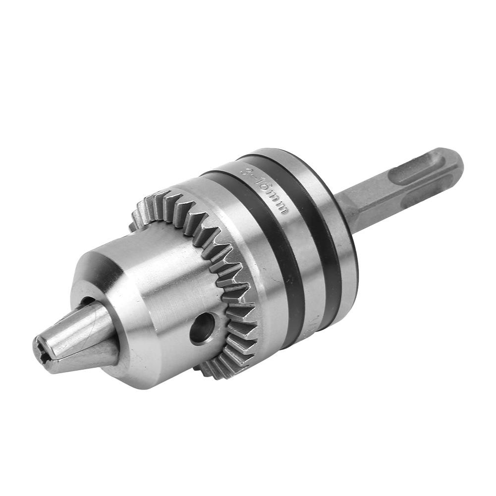 Drill Chuck, Key Type Drill   Plus Adapter   Drill Adapter 3.0 to 16mm Chuck Adapter   Shank Adapter for Drill Bit
