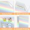A4 Inkjet Sticker Paper Holographic Diamond Vinyl Waterproof Self Adhesive Printable Sheets Craft Label Decal Printing Supplies