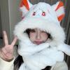 Winter New Million Leaf Cat Sweet and Cute Plush Hat Female Cartoon Bag Head Lei Feng Hat Ear Protection Cold and Warm