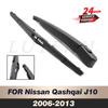 Wiper 12" Rear Wiper Blade & Arm Set Kit For Nissan Qashqai J10 2006-2013 2007 2008 2009 2010 Windshield Windscreen Rear Window
