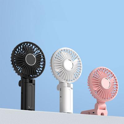 Umbrella Clip Fan 3-Speed Adjustment Mini Foldable Fan 1-3 Working Hours Portable Handheld Fan for Outdoor Umbrella