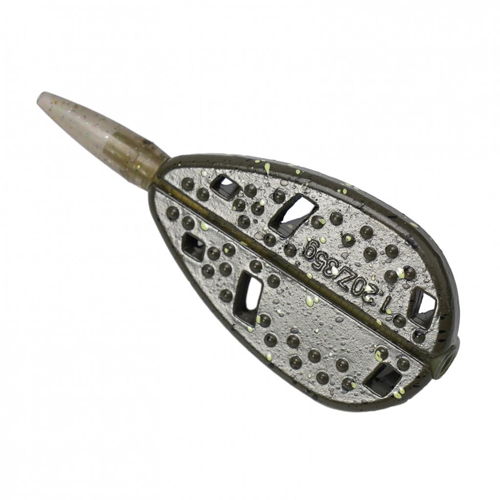 Outerdoor Riverside Fishing Feeder Zinc Alloy 7.6x3.2cm