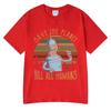 Save The Planet Kill All Humans Funny Robot Graphic T Shirts Men Women Clothing Short Sleeve T-shirts Oversized Cotton Tee Shirt