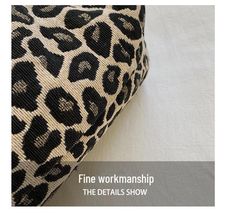 2024 Leopard Print Women's Large Capacity Winter Tote & Messenger Bags