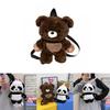 Cartoon Plush Bear Backpack With Soft Fabric For Casual Travel And Day Trips