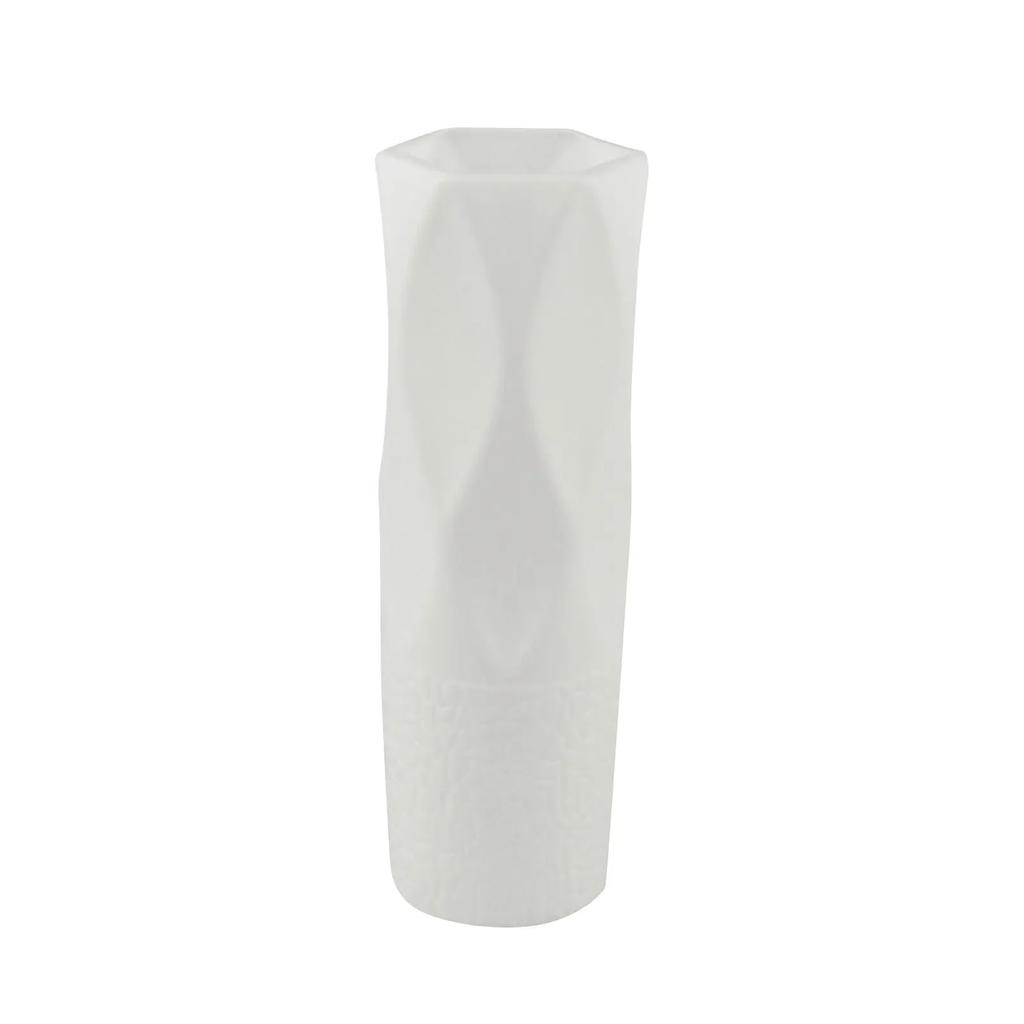 Nordic Plastic Flower Vase White Pink Imitation Ceramic Flower Improve Your Home Office And Wedding Environment Basket Vase