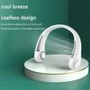 2026 New Mini Neck Mounted Fan Portable Bladeless Neck Rechargeable Air Cooler 3 Speed Mini Summer Sports Fan Outdoor Long Endur