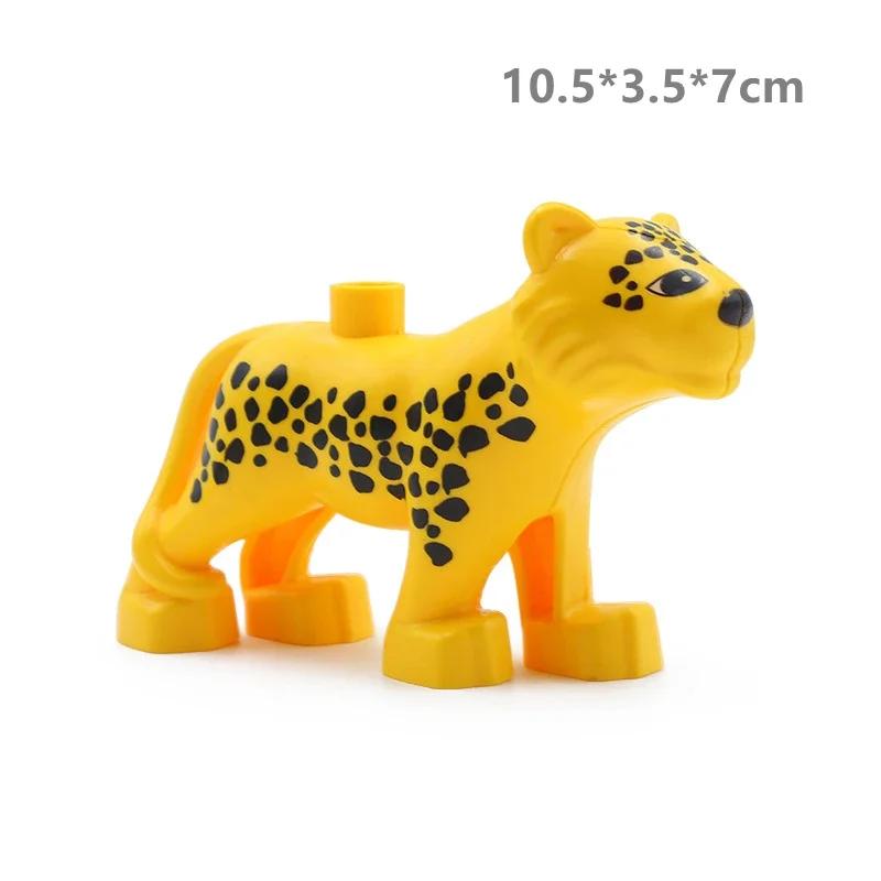 Big Size Building Blocks Forest Animals Lion Deer Panda Beast Enlightenment Toys Compatible Large Blocks Children Kids Gifts