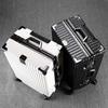 Veteran Souvenir Aluminum Frame Retro Spinner Luggage