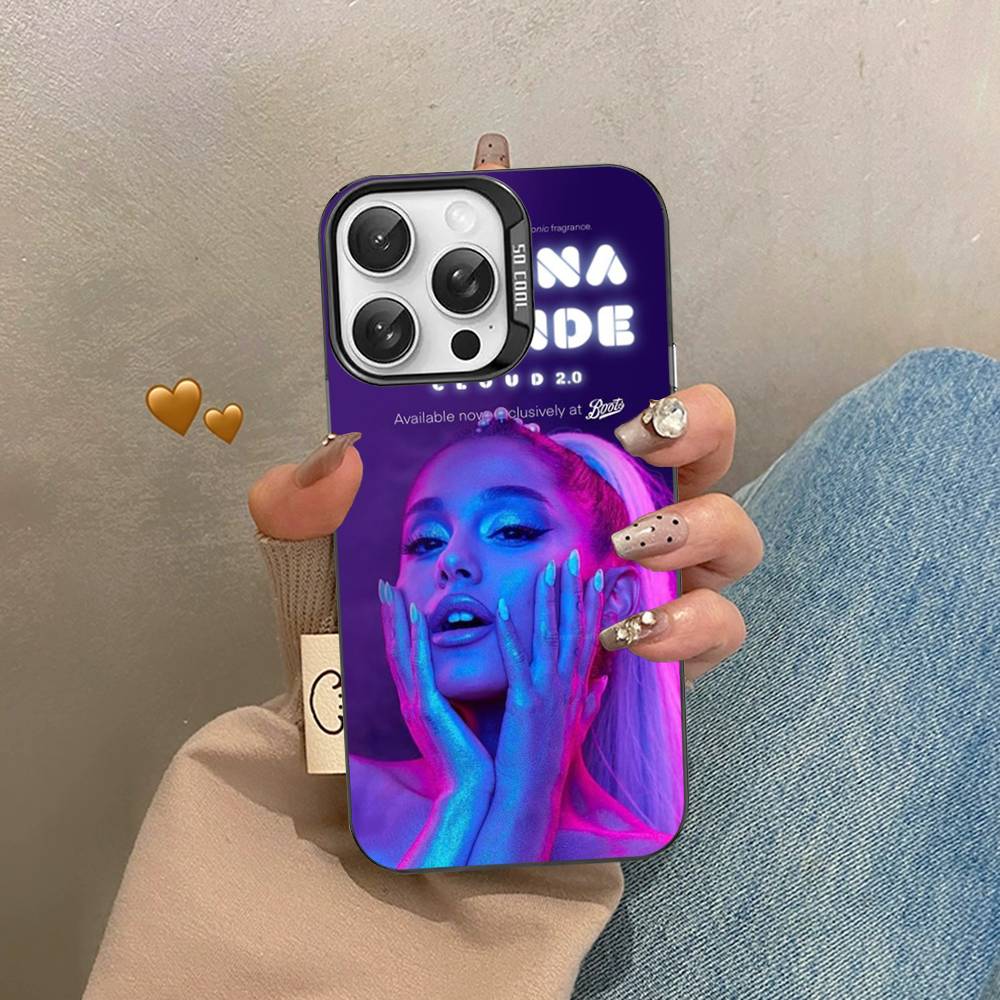 Pop Singer A-Ariana G-Grande Phone Case For IPhone 17 16 15 14 13 12 11 Pro Max Plus Pro Colorful Shell