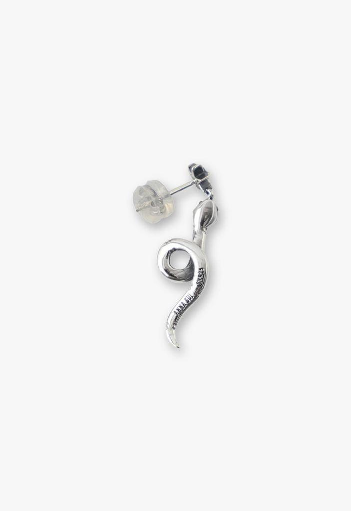 Anna Sui Silver 925 Snake Motif Earrings SAUA0235 AM