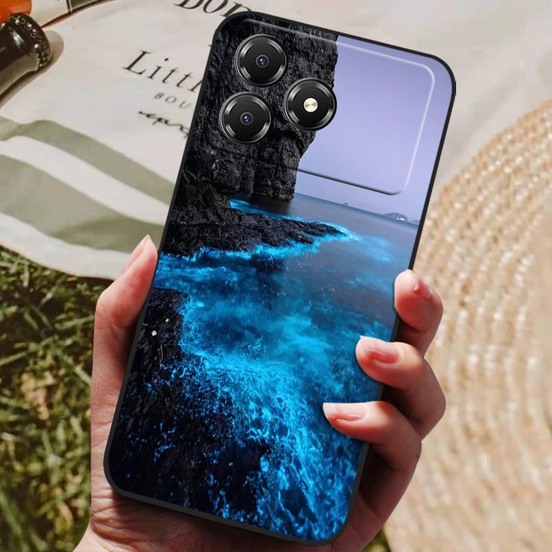 For ZTE Blade A36 4G Case Cover Funda Luxury TPU Shockproof Cartoon Silicone Phone Cover For ZTE Blade A36 A 36 Z2472 Coque
