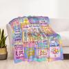 Happy 16th Birthday Celebration Flannel Blanket-Soft and Suitable for Sofas,Beds,Offices,Travel,All Seasons,Great Gift for Holidays and Birthdays.