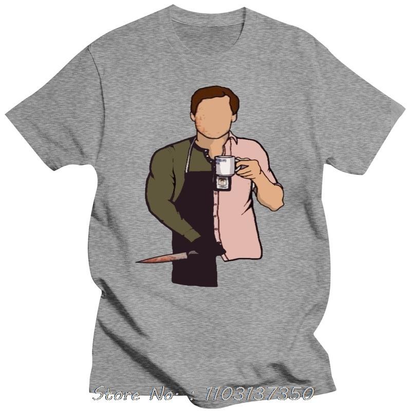 Fitness T-shirt Graphic Dexter Morgans Men T-shirt Black Oversized Tshirt Unisex O-neck Tshirt Men's Clothing Fashion T-shirt