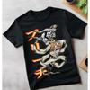 Bleach Ichigo Kurosaki Unisexga Graphic Tshirt Vintage Washed Dark Anime Unisex Oversized Crew Neck Cotton Short Sleeve Tee Tops