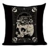 Dark Tarot, Gothic Style Double-Sided Printed Pillow Cover Short Plush Suitable Living Rooms Bedrooms Sofas Throw Cushion Cover