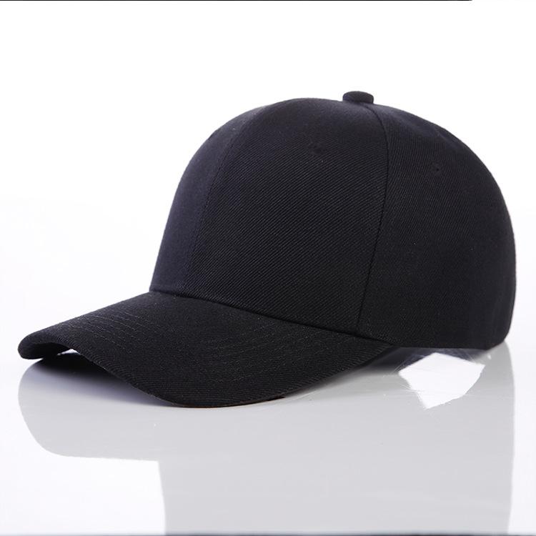 Adjustable Vintage Sporty Formal Baseball Cap Waterproof Puff Printing Sports Caps with Own Logo Customizable Snapback One Size чёрный