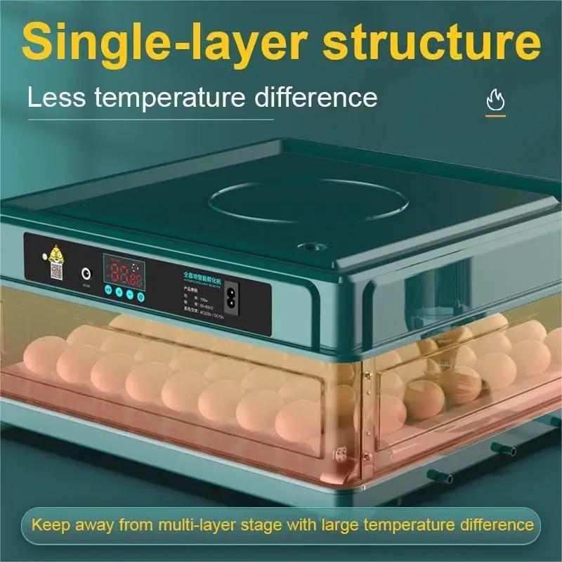 Fully Automatic Incubator With Multiple Functions, Single Power Supply, Intelligent Fully Automatic Egg Hatcher for Home Use