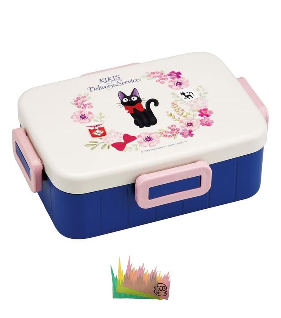 Studio Ghibli Bento Made In Studio Delivery French Style Set Box, 1-Tier, Microwave-Safe, 4-Point Lock, Japan, 650ml, Antibacterial, Ghibli, Kiki's