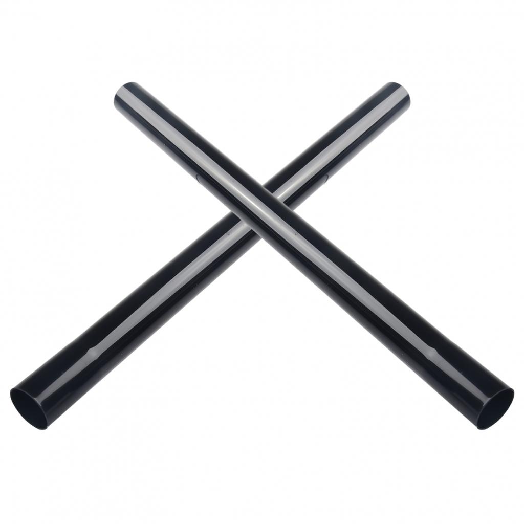 45cm Attachment Extension Tubes Plastic Pipe Hose Black 2x Vacuum Cleaner Wands