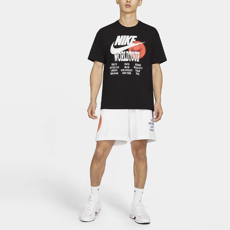 Nike T-shirts Heren Zwart Ronde Hals Normale Rechte Pasvorm DA0938-010