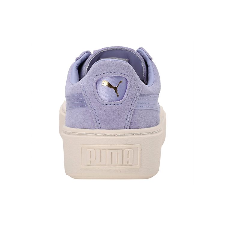 Puma Suede Platform Mono Satin - Sweet Lavender Men Sneakers Purple Whisper-White 365828-01