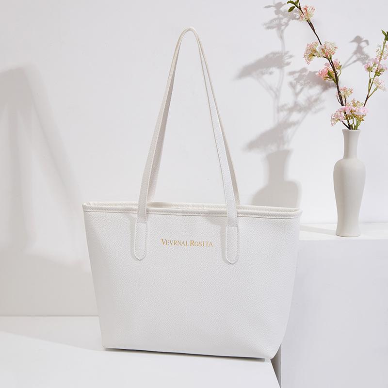 

Премиальная хозяйственная сумка Новая женская сумка через плечо большой вместимости ot g сумка-тоут белый