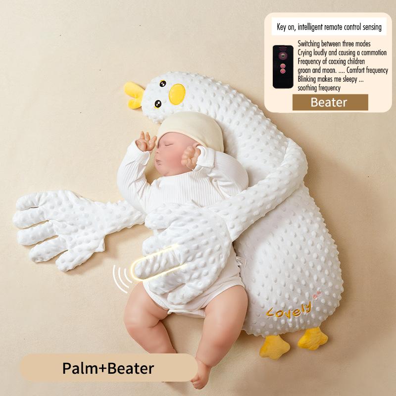 

Upgrade Baby Sleeping Patting Pillow With Soothing Palm Remote Control Electric Baby Hand Pillow Soothing Doll Palm Beating Toys