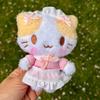 NEW Marshmallow Cat Dessert Series Cook plush toy keychain Cartoon Fuzzy Masyumaro Fuwafuwa Nyanko doll toy pendant decoration