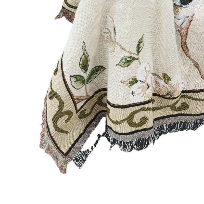 Мягкие пледы с кисточками — фото 2