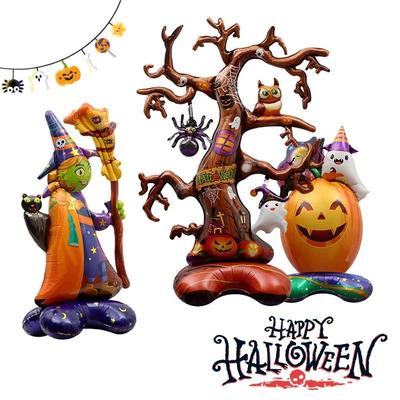 Velký nafukovací duch strom dýně čarodějnice balónky Halloween pavouk netopýr mumie balón strašidelná halloweenská párty dekorace dětská hračka