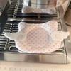 Heart Print Insulated Coaster Angel Wings Decoration Table Mat New Cup Mat  Home Decoration
