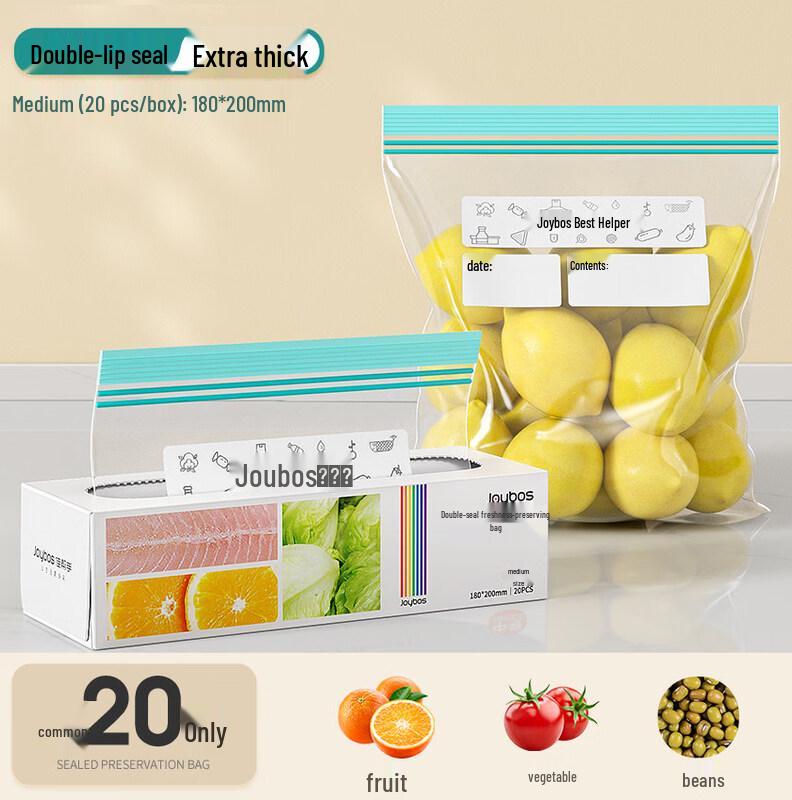 ZISIZ Food Storage Sealable Bags