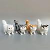 Cute Faux Plush Simulation Cat Animal Model Crafts Car Ornaments Gifts Home Decoration Children's Birthday Party Gift Supplies