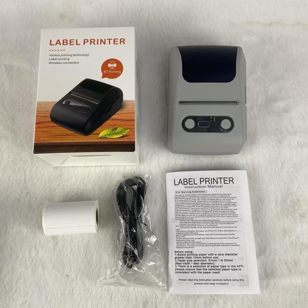 Portable Mini Bluetooth Thermal Label Printer for Small Businesses Handheld Multi-Functional Label Maker with Thermal Printing Function