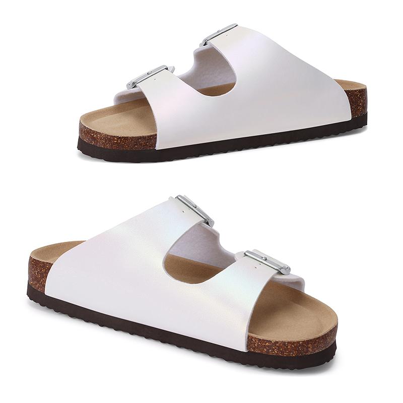 

Fashion Kidmi Slippers For Women s With Fashion Double Metal Buckle Popular Comfortable Summer Beach Slippers Indoor And Outdoor Sandals 36