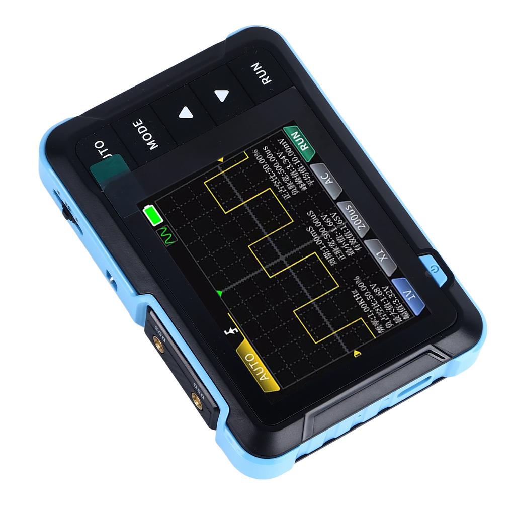 Osciloscop și generator de semnal 2 în 1, lățime de bandă de 1M, 14 forme de undă, afișaj multifuncțional de 2,8 inci